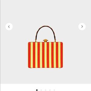 VERSACE TAPESTRY PRINT SQUARE SHOULDER BAG